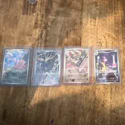 Pokemon TCG Crown Zenith Holo Full Art 4-Card Lot: Clefairy, Xerneas +2 - Image 1