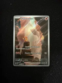 Pokemon TCG SV 151 2-Card Holo Full Art Lot: Charmander 168/165, Charmeleon 169… - Image 2