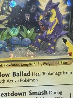 Light Toxtricity SWSH137 Celebrations Holo Black Star Promo SWIRL Pokemon TCG NM - Image 2