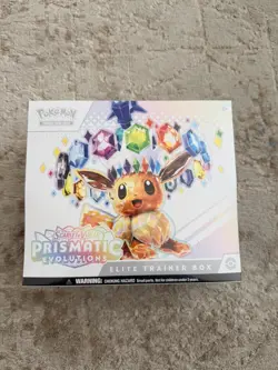 Pokemon TCG Scarlet & Violet Prismatic Evolutions ETB Factory Sealed - Image 1