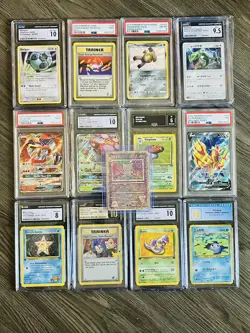 Pokemon SLAB LOT - Perfect Condition - Graded 5-10 CGC/PSA/BGS 1st Ed 1999-2023 - Image 1