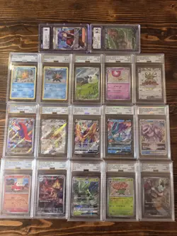 Pokemon Slab Lot AGS, CGC BCTC 17 SLABS TOTAL LOST OF 10S - Image 1
