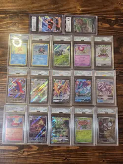 Pokemon Slab Lot AGS, CGC BCTC 17 SLABS TOTAL LOST OF 10S - Image 2