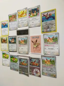 Eevee Pokemon Card Bundle Slab 9.5 Promo Cosmos Holo Chinese Gem Pack Job Lot NM - Image 4