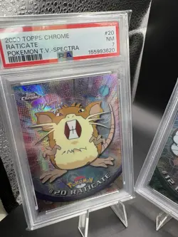 Pokemon PSA Slab Lot 5 Topps - 3 chrome spectra, 1 foil, 1 chrome base - Image 2
