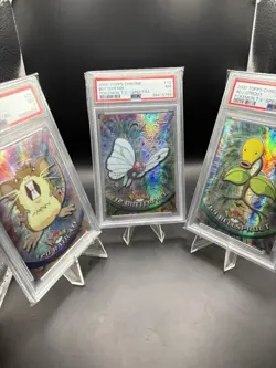 Pokemon PSA Slab Lot 5 Topps - 3 chrome spectra, 1 foil, 1 chrome base - Image 5