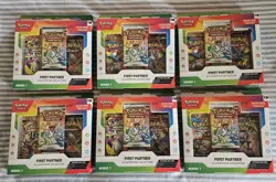 6x Pokemon TCG First Partner Illustration Collection Series 1 Sealed New - Image 1