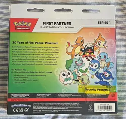 6x Pokemon TCG First Partner Illustration Collection Series 1 Sealed New - Image 3