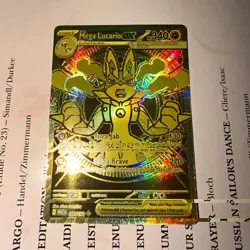 Pokemon TCG Mega Lucario EX 188/132 ME01 Mega Evolution Holo Full Art English - Image 1