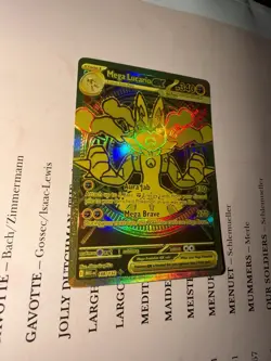 Pokemon TCG Mega Lucario EX 188/132 ME01 Mega Evolution Holo Full Art English - Image 3