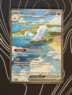 Altaria ex Full Art Holo 253/182 SV04 Paradox Rift SIR English Pokemon TCG - Image 1