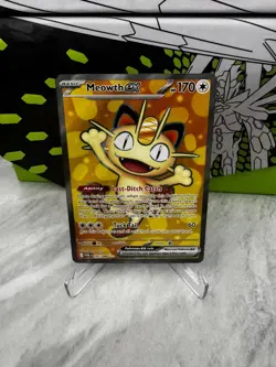 Pokemon TCG: Meowth ex 107/088 Perfect Order Full Art Holo English - Near Mint - Image 1