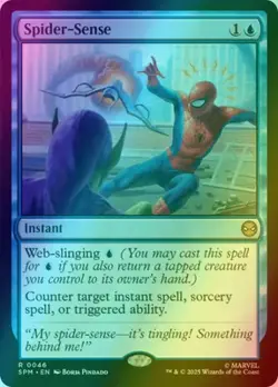 MTG - Spider-Sense - SPM 46 - FOIL - NM - Image 1