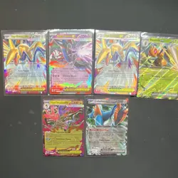 Pokemon TCG 6x EX/Mega Full Art Holo Lot English | Near Mint - Image 1