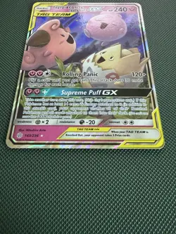 Togepi & Cleffa & Igglybuff GX 143/236 Cosmic Eclipse TAG TEAM Holo 2019 - Image 3