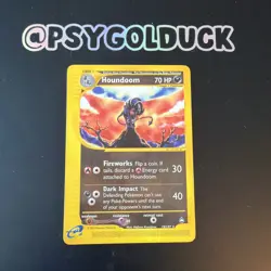 Houndoom (15) Rare Aquapolis 015/147 NM Pokemon Card A35 - Image 1