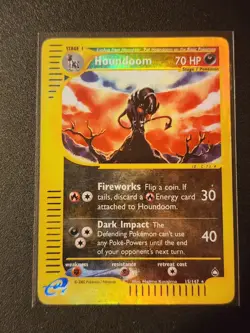 Houndoom - 15/147 - Pokemon Aquapolis Reverse Holo Rare Pokemon Card - Image 1