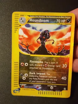 Houndoom - 15/147 - Pokemon Aquapolis Reverse Holo Rare Pokemon Card - Image 3