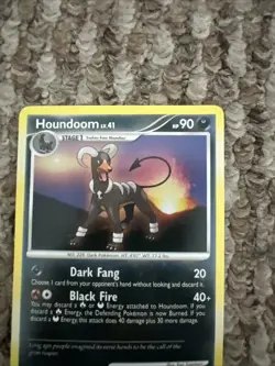 Houndoom 18/106 great encounters rare pokemon card non halo - Image 2
