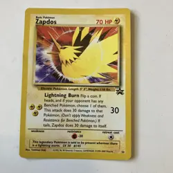 Zapdos 23 Promo Wizards Black Star Promos Pokemon Lightly Played - Image 1