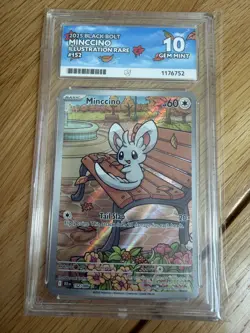 Pokemon TCG - Black Bolt - Minccino 152/086 - Illustration Rare ace 10 - Image 1