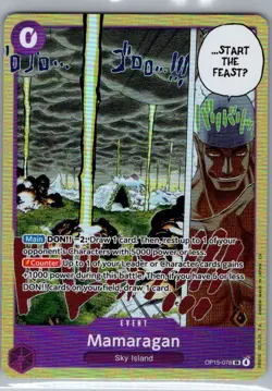 Mamaragan OP15-078 SR English Adventure on Kami's Island - One Piece Card - NM - Image 1