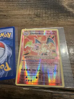 Vintage Pokemon Card Lot RR Flying Pikachu Secret Rare & Reverse Holo Charizard - Image 4