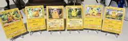 Pikachu Pokemon 6x Card LOT - Pokemon TCG - Assorted Lot Includes 2 Vintage WOTC - Image 2