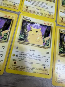 Pikachu Pokemon Card Lot 23x 70/111 58/102 60/64 Vintage - Image 3