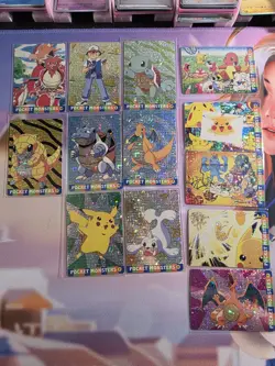 Pokemon Pocket Monsters Vintage Vending Prism Card Lot of 35 - Image 2