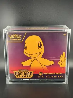 Pokemon Center Obsidian Flames ETB 🔥 Sealed PC Elite Trainer Box + Acrylic READ - Image 1