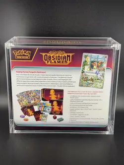 Pokemon Center Obsidian Flames ETB 🔥 Sealed PC Elite Trainer Box + Acrylic READ - Image 3