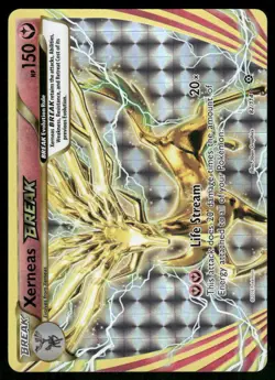 Xerneas BREAK 82/114 Rare BREAK Holo NM Pokemon XY - Steam Siege - Image 1