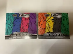 Pokemon Evolving Skies Pokemon Center Sealed Elite Trainer Box ETB Set - Image 1