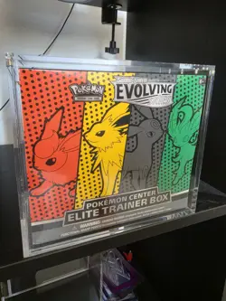 🔥 Evolving Skies Pokemon Center Elite Trainer Box ETB (Sealed) + Acrylic Case - Image 1