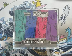 Pokemon Center Evolving Skies Elite Trainer Box ETB - Sealed - Acrylic Case - Image 1