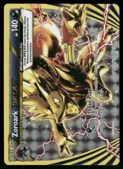 Zoroark BREAK 92/162 Rare BREAK Holo NM Pokemon XY - BREAKthrough - Image 1