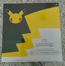 Pokemon TCG: 25th Celebrations Pokemon Center Elite Trainer Box ETB - New Sealed - Image 1