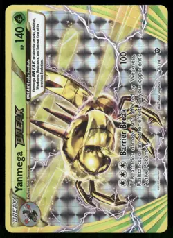 Yanmega BREAK 8/114 Rare BREAK Holo NM Pokemon XY - Steam Siege - Image 1