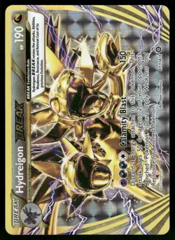Hydreigon BREAK 87/114 Rare BREAK Holo NM Pokemon XY - Steam Siege - Image 1