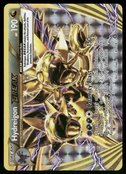 Hydreigon BREAK 87/114 Rare BREAK Holo NM Pokemon XY - Steam Siege - Image 1