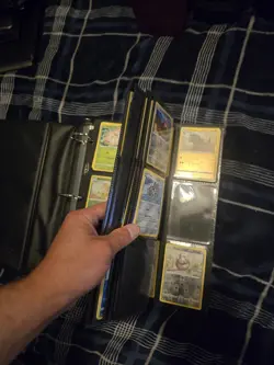 Pokemon Card Yellow Border Bulk Binder Lot 6 Binders - Partial Sets And Misc - Image 3