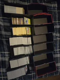 Pokemon Card Yellow Border Bulk Lot - LP/NM Etbs Filled And Partial - Image 1