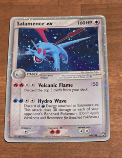 Pokemon TCG 4-Card Holo Lot Salamence ex + Larvitar + Kingdra + Bulbasaur - Image 1