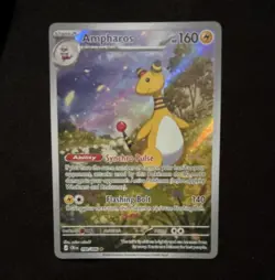 Pokemon TCG 3-Card Lot Holo English Temporal Forces Ampharos Varoom - Image 1