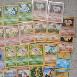 Wizards of the Coast Pokemon TCG Base Set 46-card lot Pikachu Charmander - Image 3