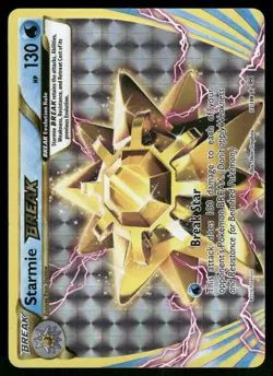 Starmie BREAK 32/108 Rare BREAK Holo NM Pokemon XY - Evolutions - Image 1