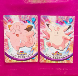Topps Pokemon TV Animation Edition 2-Card Lot Clefairy Clefable #35-36 English - Image 1