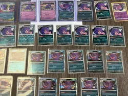 Pokemon TCG Gengar & Mega Gengar 26-Card Lot Pokemon GO English Holo Foil - Image 1