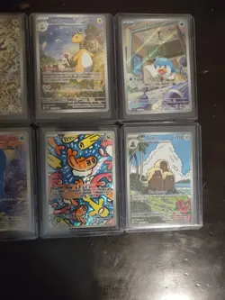 Pokemon TCG 7-Card English Holo Full Art Lot Magneton Ampharos Wailord 183/198 - Image 3
